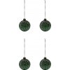 Vianočné ozdoby HDCirculo tmavozelené, 4 ks