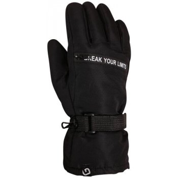 Lewro Ikef Detské lyžiarske rukavice, čierna