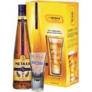 Metaxa 5* 38% 0,7 l (darčekové balenie 2 poháre)