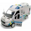 Made Auto policejní dodávka, na setrvačník se zvukem, 21cm