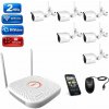 Amiko Wifi 6 kamerový set, FullHD 2Mpix, Tube (3201K6) (Amiko)