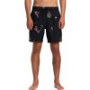 Plavky RVCA VA Pigment Print dark plum S 22/23 - Odosielame do 24 hodín