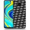 Picasee silikónový čierny obal pre Xiaomi Redmi Note 9S - Separ - White On Black 2