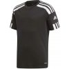 Chlapčenský futbalový dres adidas, SQUAD 21 JSY Y čierna,biela 128