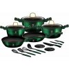 BERLINGERHAUS Sada riadu s titánovým povrchom 17 ks Emerald Collection (BH-7043)