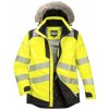 PORTWEST HI-VIS PW369 / Zimná reflexná bunda, vodeodolná - HV žltá/čierna 5XL