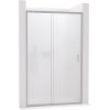 CERANO - Sprchové posuvné dvere Varone LINE Ľ/P - 6 mm - chróm, mliečne sklo - 130x195 cm