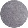 AladinWorld Expres , Kusový koberec Velur Ultra strieborný kruh, 200x200 (priemer) kruh, šedá, obývacia izba