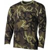 Tričko maskáčové, 100% bavlna, DLHÝ rukáv - woodland CZ vzor 95 (Bavlnený maskáčový nátelník woodland CZ vz 95 - 100 % bavlna)