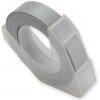 Dymo S0898164 Omega, 9mm x 3m, biela tlač / strieborný podklad, kompatibilná páska