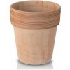 Keramický kvetináč oranžový Vaso Alto 39 cm x 35 cm x 39 cm