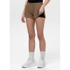 PitBull West Coast - dámske šortky PERFORMANCE SMALL LOGO hnedé S