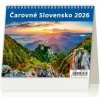 Stolový kalendár riadkový 17,1x13,9 cm - MiniMax Čarovné Slovensko 2026