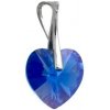 iŠPERKY Strieborný prívesok srdiečko Swarovski ID|108395