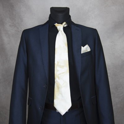 Hodvábna kravata + vreckovka Limited 30