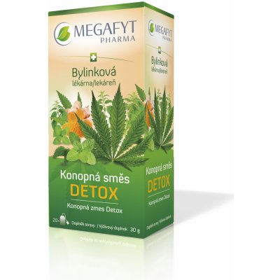 MEGAFYT Bylinková lekáreň Konopná zmes Detox 20 x 1,5 g