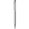 Guličkové pero Art Crystella 0,7 mm s bielym kryštálom Swarovski 14cm strieborné