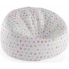 Sablio Sedací vak Cocoon Rôznofarebné bodky - 115 x 75 x 45 cm