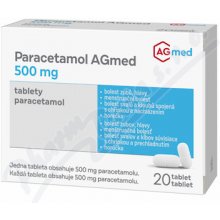 Paracetamol AGmed 500 mg tbl 20x500 mg