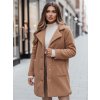 Dámsky zimný kabát Dstreet NY0758z Farba: Hnedá, Veľkosť: S