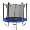 Trampolína s vnútornou ochrannou sieťou a rebríkom 8FT-244cm