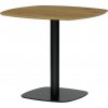 Autronic - Stůl jídelní, deska MDF, dekor dub, černý kov - DT-X7117 OAK AKCE