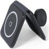 Bezdrôtová nabíjačka Spello by Epico 2v1 Portable Wireless, skladacia (9915101300223) čierna