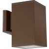 VKLED 75169-285997 Nástenné svietidlo E27 DOWN kváder IP54 Farba: Hnedá