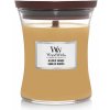 Woodwick Gilded Sands vonná sviečka s dreveným knôtom 275 g