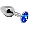 Alive Mini Metal Butt Plug Anal Pleasure Blue S