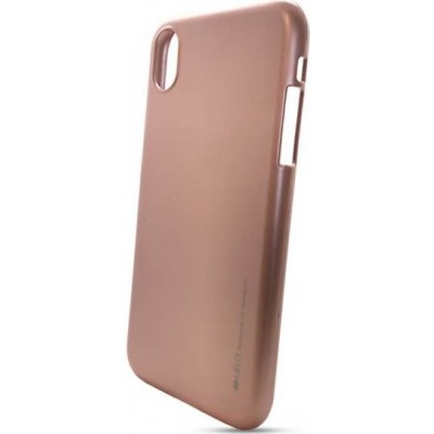 Púzdro i-Jelly Mercury TPU iPhone XS MAX - ružovo-zlaté