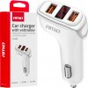 AMiO Nabíjačka do auta 2x USB-A + tester napätia akumulátora 3.1A 12/24V 03887
