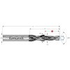 Karnasch 22047310 | Tvrdokovový vrták M10x25,5-102x12,0 mm