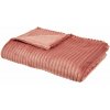 TODAY pléd Ribbed 150x200 cm Terracotta