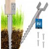 Základňa stĺpa kotva u skrutkovateľná do zeme oceľ 120x720 mm