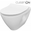 CERSANIT Set B292 Závesná misa Mille Plus Clean On + sedátko SLIM