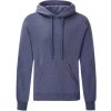 Fruit of the Loom Pánska mikina s kapucňou 62-208-0 Heather Navy M