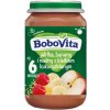 BoboVita Dezert Jablká, banány, maliny s kukuričnou krupicou od 6. mesiaca 190g