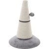 Škrabadlo kužeľ Elmo Flamingo 45cm biele