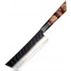 IZMAEL Damaškový kuchynský nôž Arata Nakiri/Červená 16.2 cm