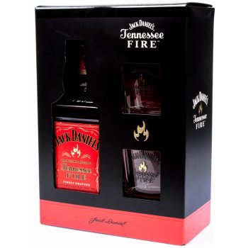 Jack Daniel´s Fire 35% 0,7 l (darčekové balenie 2 poháre)