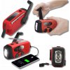 Mini Rádio Tranzistorové Solárne Kľuka Núdzové Powerbank Baterka DYNAMO