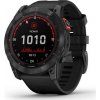 Garmin fenix 7X Solar,Gray/ Black Silicone Band, EU