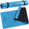 4FIZJO Gumová protišmyková podložka na cvičenie 4mm - modrá