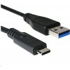 C-Tech CB-USB3C-20B USB 3.0 AM na Type-C, (AM/CM), 2m, černý