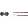HELU 40026 kábel k reproduktoru 2 x 2.5 mm² čierna 500 m; 40026