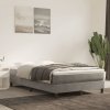 vidaXL Matrac s taštičkovými pružinami bledosivý 120x200x20 cm zamat 347768