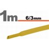 SOLEX Zmršťovacia trubička 6mm/3mm DRS6-3/YE žltá