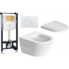 Súprava WC misa Duravit D-Neo 25880900001, podomietková konštrukcia Duravit DuraSystem WD1029000000, 0021690000, WD5010011000