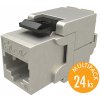 Solarix MULTIPACK 24 ks - keystone CAT6 STP RJ45 samořezný SXKJ-6-STP-BK-SA
